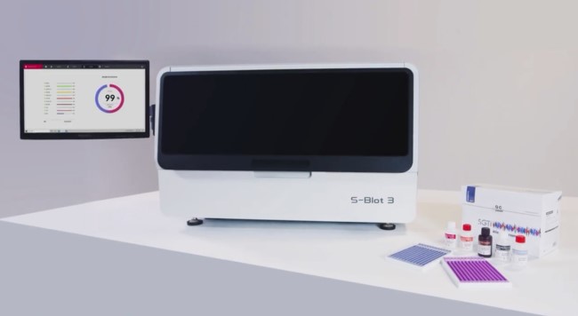 수젠텍의 S-Blot 3 / 사진=수젠텍