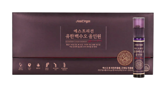 유한메이저 바카라 사이트생활의 '에스트리션 유한백수오 올인원' 제품 이미지