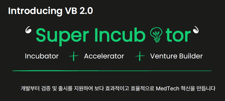 벤처블릭은 '슈퍼 인큐베이터'를 지향하고 있다. / 출처=회사 소개 자료