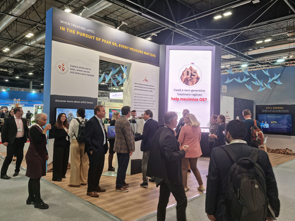 HLB 미국 자회사 엘레바의 홍보 부스 / 사진=HLB