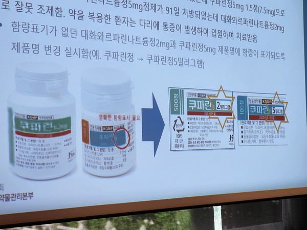의약품 패키징 개선 우수 사례 / 출처=한국병원약사회 최혜정 부원장 발표 자료
