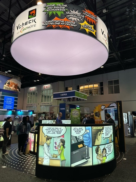 수의학 콘퍼런스인 VMX에 참가한 바이오노트 / 사진=바이오노트