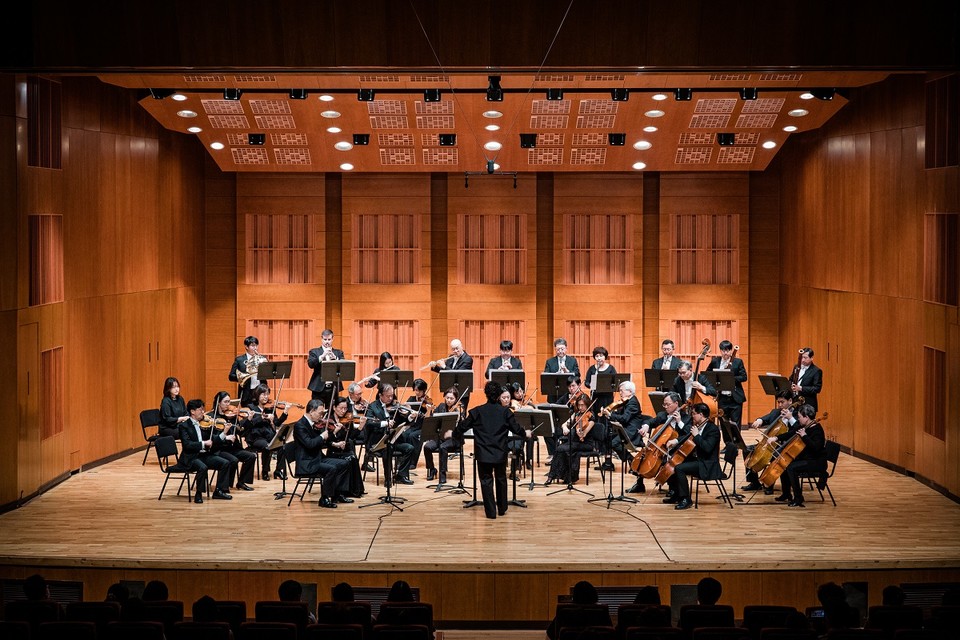 작년 2월 서울 강남 소재 광림아트센터 장천홀에서 열린 '제9회 빛의소리 나눔콘서트' / 사진=한미약품