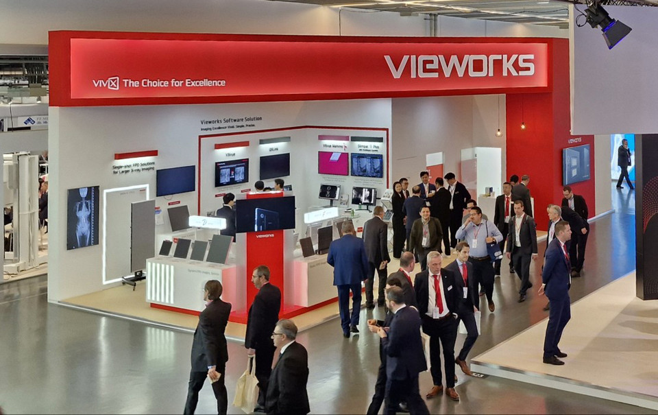 ECR 2024 뷰웍스 전시부스 전경 / 사진=뷰웍스