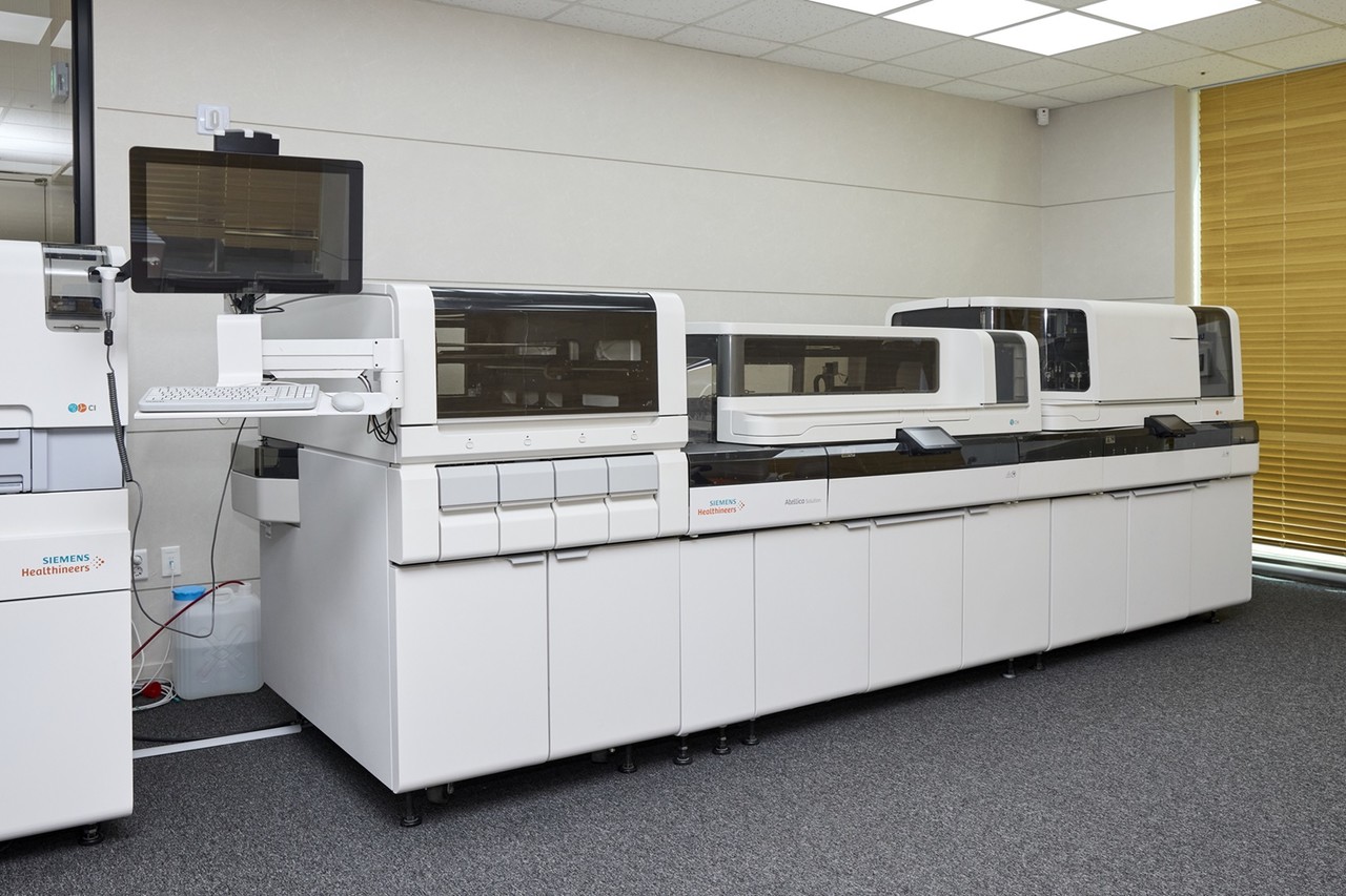 새로 이전 개소한 지멘스 헬시니어스 서울 강남 러닝 센터 내부 모습