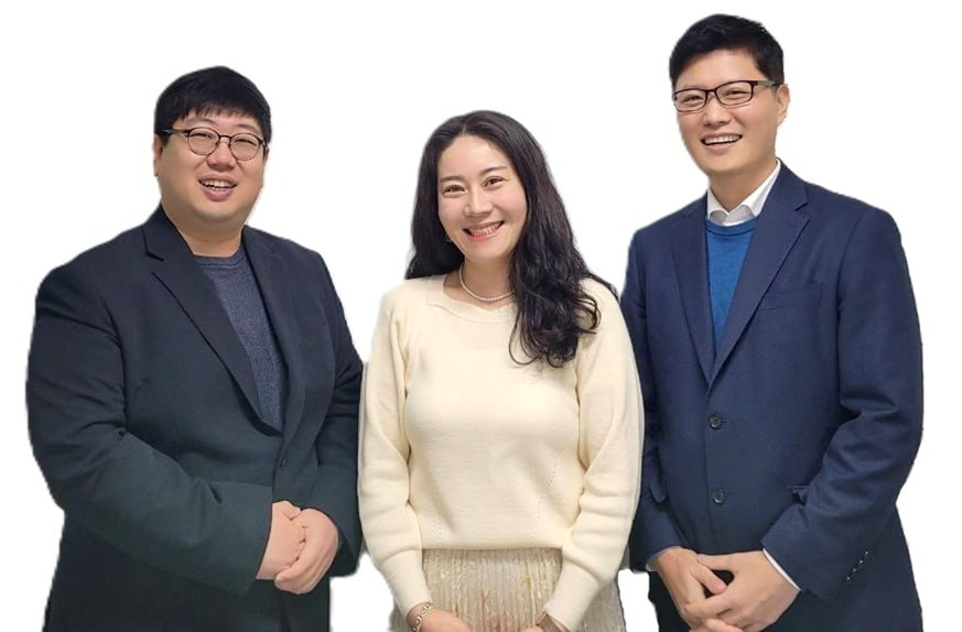 왼쪽부터 손승환 연구개발 대표, 정보영 사업총괄 대표, 서기호 경영총괄 대표 / 사진=무료 슬롯 머신 다운 받기