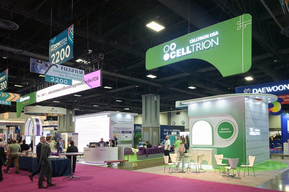 2024년 미국소화기학회(DDW) 셀트리온 부스 / 사진=셀트리온