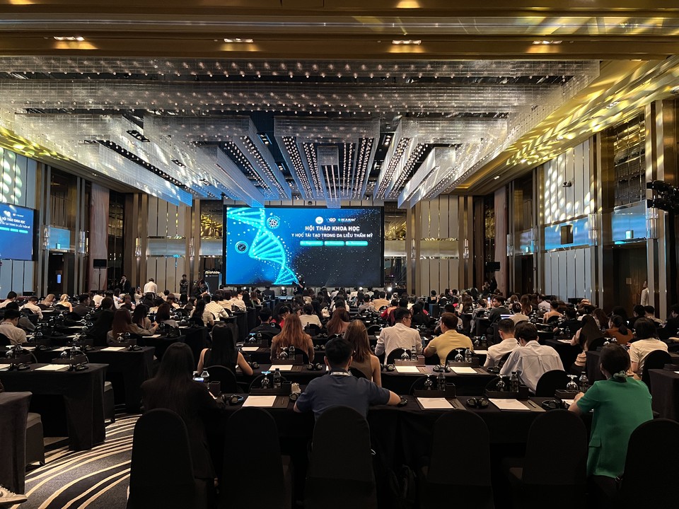 지난 17일 베트남에서 열린 파마리서치의 '리쥬란 론칭 심포지엄' / 사진=파마리서치