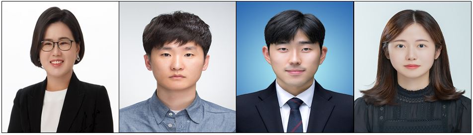 (왼쪽부터) 성균관대학교 약학대학 신주영 교수, 이혜성 연구교수, 정한얼 박사, 최아형 박사
