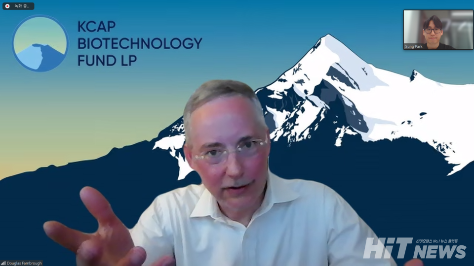 Dr. Douglas Fambrough / Photo: Screenshot from Zoom video call