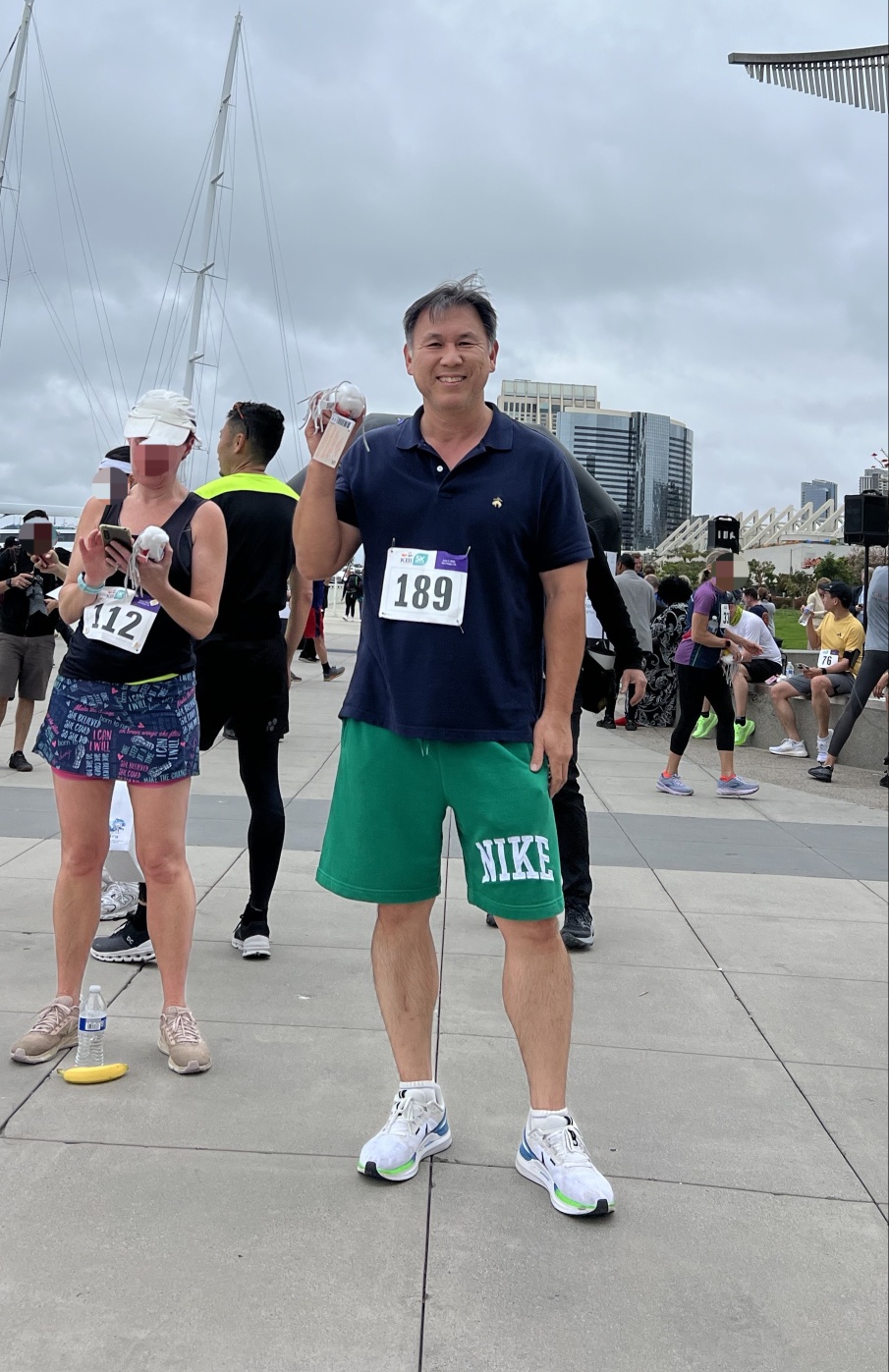 바이오 USA 일정 사이에도 5km 마라톤 뛰고 온라인 슬롯하는 강상구 대표.