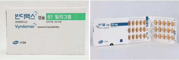 A무료 슬롯 사이트-CM 치료제 빈다맥스(왼쪽), A무료 슬롯 사이트-PN 치료제 빈다켈 / 사진=한국화이자제약