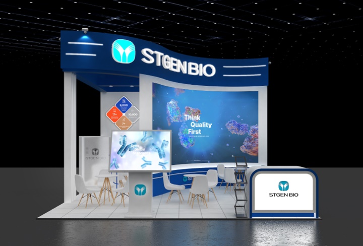 에스티젠바이오 부스 / 사진=에스티젠바이오