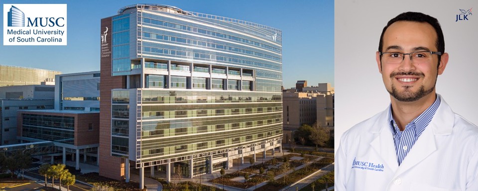 제이엘케이와 미국 사우스캐롤라이나 의과대학 병원의 사미 알 카사브 교수팀이 미국 진출을 위한 계약을 체결했다. / 사진=제이엘케이