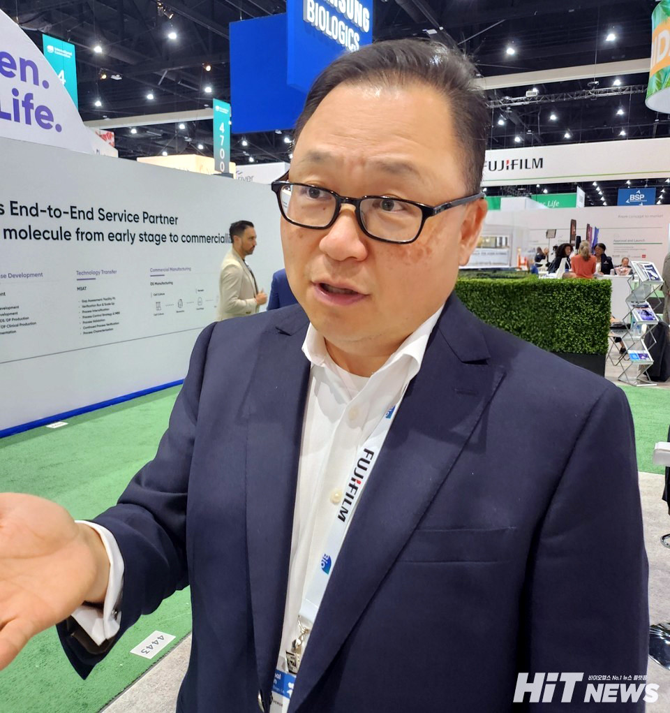 히트뉴스는 BIO INTERNATIONAL 2024 현장에서 스펜서 남 KSV Global 대표를 만나 인터뷰했다. / 사진=박성수 기자