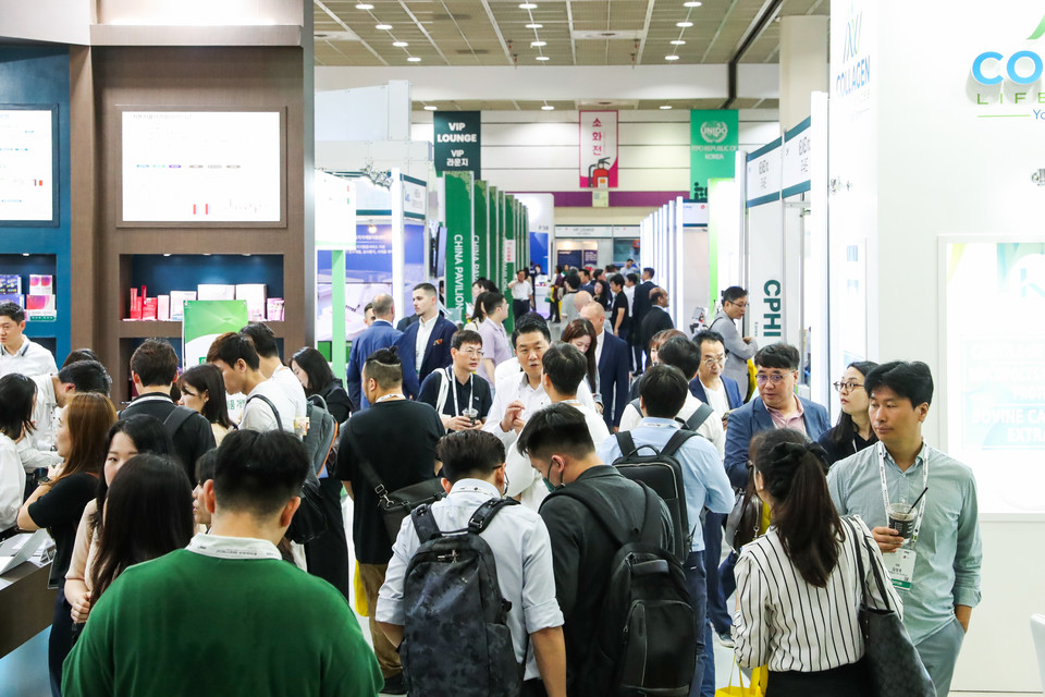 지난해 개최된 슬롯사이트/Hi Korea 2023의 전시회 현장 전경 / 사진=인포마마켓