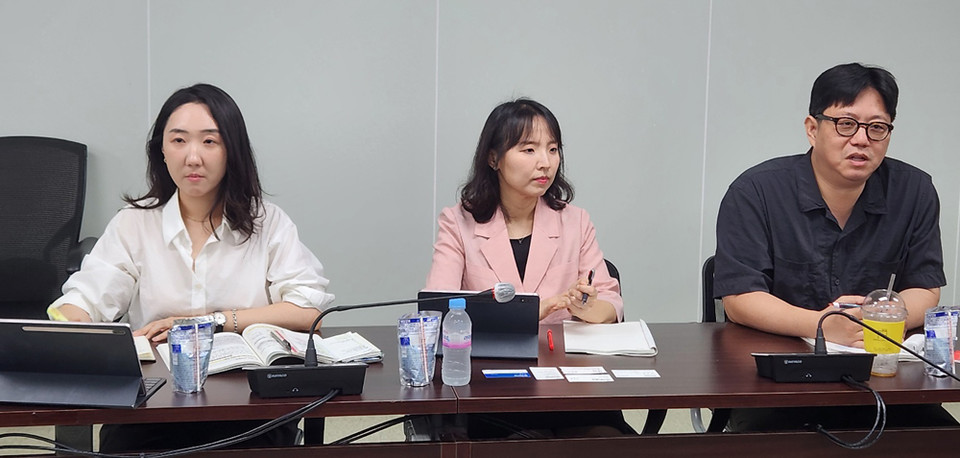 보건복지부 에볼루션 바카라개혁추진단 강슬기 과장, 유정민 과장, 강준 과장(사진 왼쪽부터)