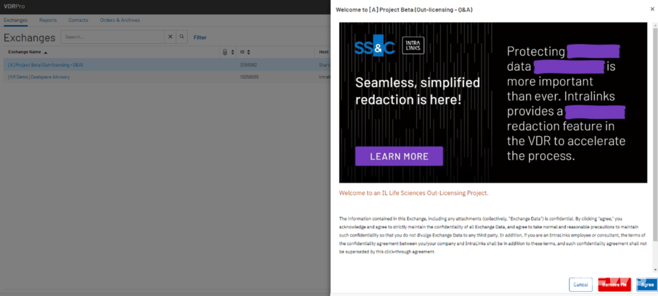 문서에서 원하는 부분만 블라인드 처리할 수 있는 서비스. / 사진=인트라링크스