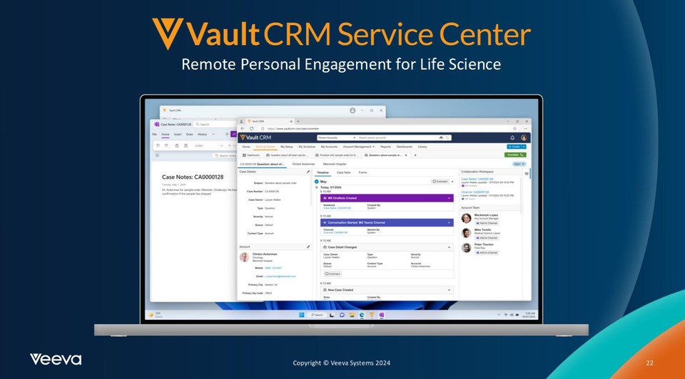 볼트 CRM 서비스 센터 작동화면 / 사진=비바 시스템즈