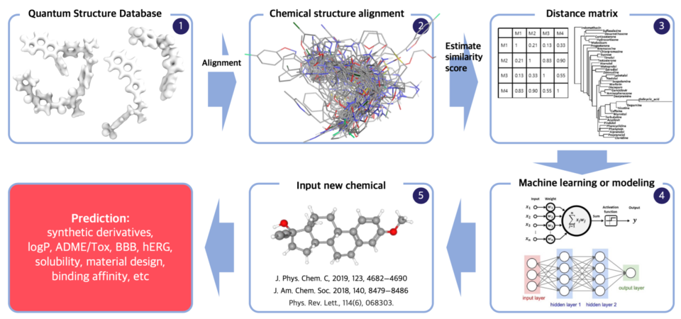 QUEST를 통한 신약 후보물질 물성 예측에 대한 단계별 요약 / 그래픽=퀀텀인텔리전스