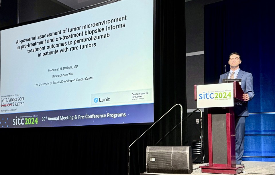 SITC 2024 연구 발표 / 사진=루닛