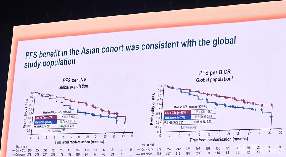 The FLAURA2 Asian subgroup analysis was presented at ESMO Asia 2024 on December 7. / Photo by Reporter Jaesun Hwang.