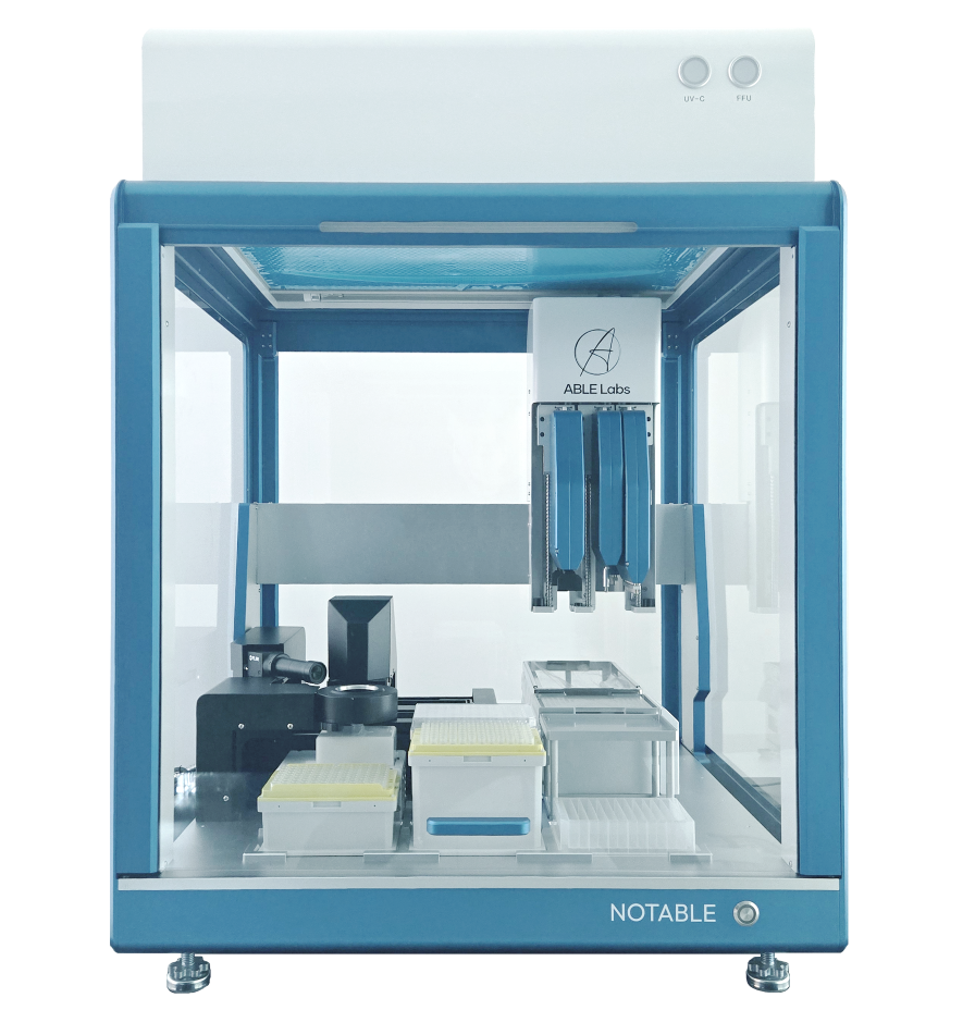 액체 핸들링 로봇 노터블(Notable) / 사진제공=에이블랩스