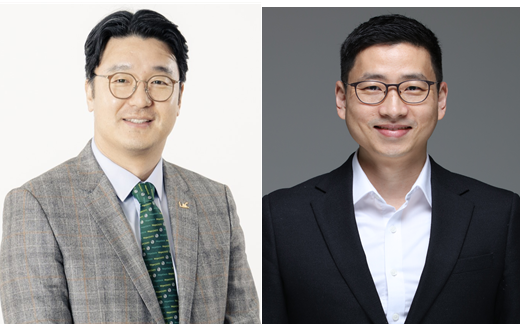 엘앤씨바이오 이환철 대표이사(좌), 이재호 신임 대표이사(우)