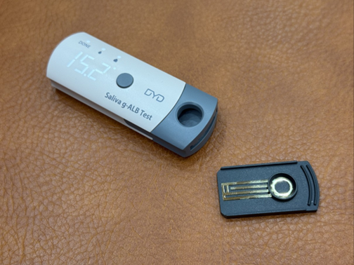 타액 기반 당화 알부민 진단키트 / 사진=디와이디