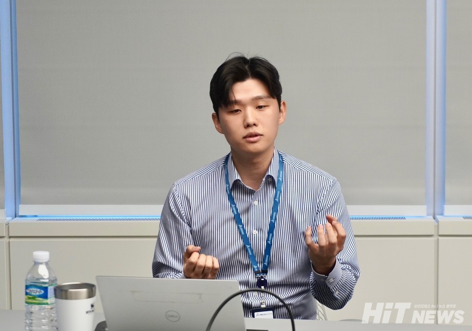 이효백 대표 발표 모습. 사진=최선재 기자