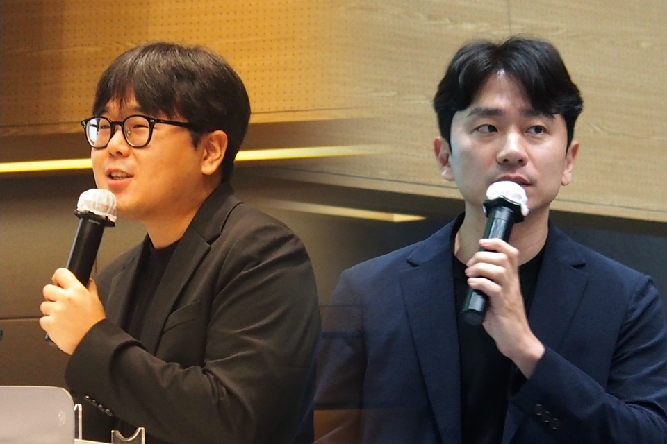 왼쪽부터 안재만 대표와 김슬기 대표