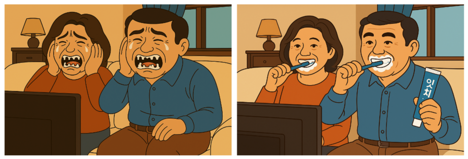 퍼플렉시티 AI로 구성한 신중년 부부 이미지. 사진=최선재 기자 작성