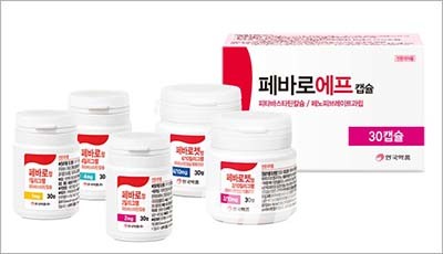고지혈증치료제인 페바로 패밀리. 월매출 20억을 돌파했다. 사진=안국약품.