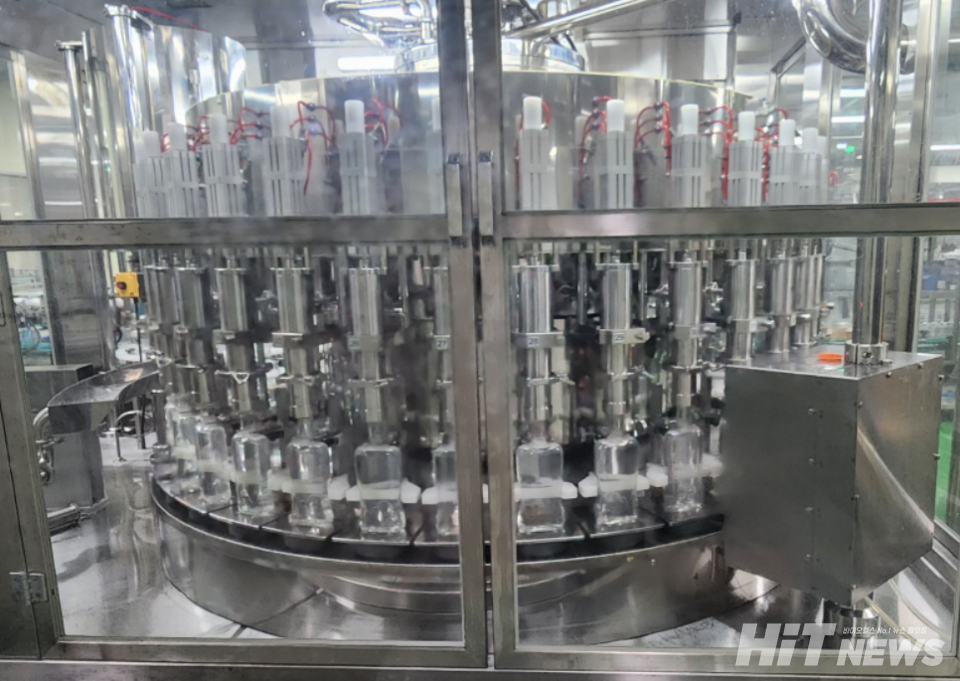 동아제약 이천공장 가그린 생산라인 가그린액 충전 공정 