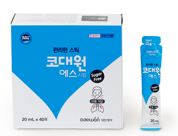 대원바카라 복합 진해거담제 '코대원에스 시럽' (사진제공=대원제약)