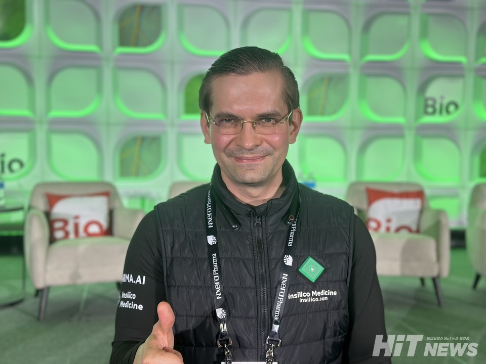 Alex Zhavoronkov, CEO of Insilico Medicine / Photo by Reporter Yeseul Shim