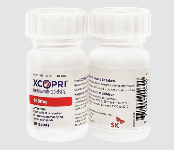 Xcopri (cenobamate) / Source = SK Biopharmaceuticals