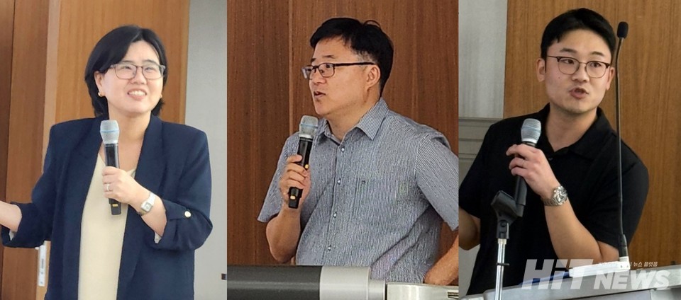 (사진 왼쪽부터) 성균관대학교 신주영 교수, GC녹십자 최봉규 상무, 성균관대학교 김주환 교수