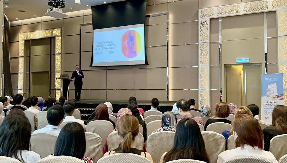 휴젤은 말레이시아에서 '레티보' 론칭 행사를 개최했다. / 사진=휴젤