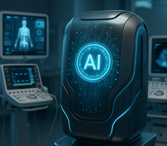 Digital medical device image recreated with Perplexity AI / Photo by Reporter Seonjae Choi