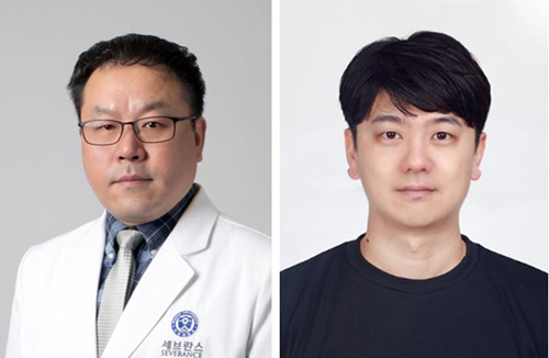 연세대 의과대학 신성재 교수(왼쪽)와 김홍민 박사. 사진=세브란스병원.