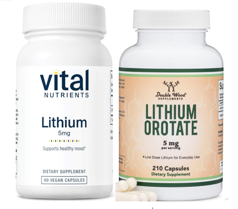 [그림 3: Dietry Supplement로 존재하는 리튬]