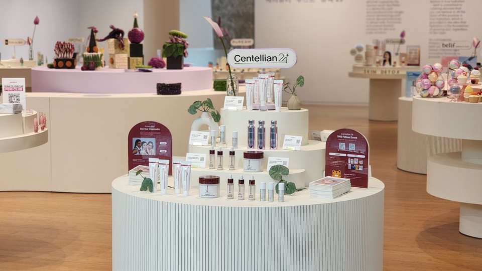  'K-뷰티 부스트 뉴욕 2025' 전시 모습. 사진= 동국제약