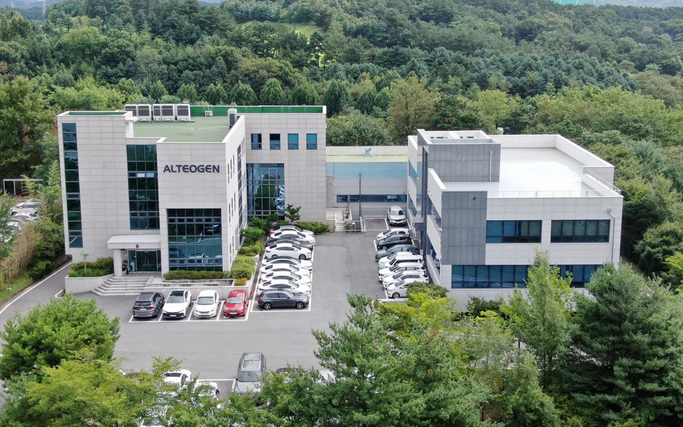 알테오젠 본사 조감도.