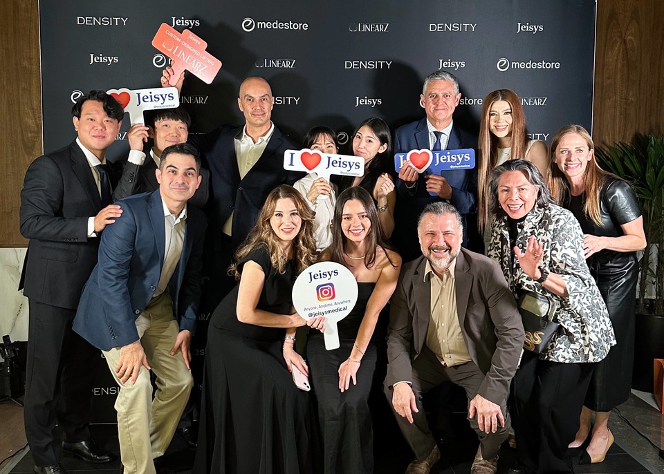 제이시스메디칼이 지난달 27일부터 29일까지 열린 멕시코 행사에서 전용 부스를 운영했다. /사진=제이시스메디칼