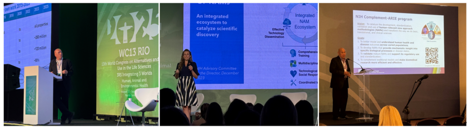 왼쪽부터 Thomas Hartung 교수(존스홉킨스대학교), Nicole Kleinstreuer 박사(NIH), Danilo Tagle 박사(NIH)