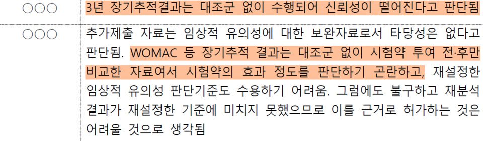 중앙약심 회의록 후반부