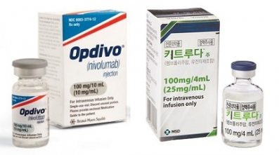 옵디보(왼쪽)와 키트루다