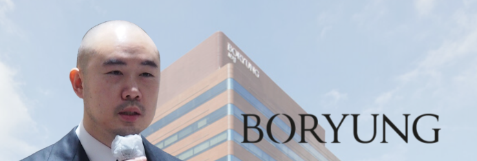 보령 경영을 이어받은 김정균 대표. 창업주 김승호 회장의 손자이다. 