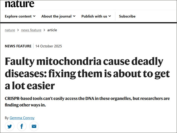 [그림 2: 네이처 2025년 10월 14일 뉴스 제목]